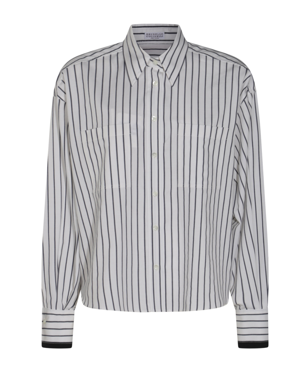 Brunello Cucinelli Shirt In Gray