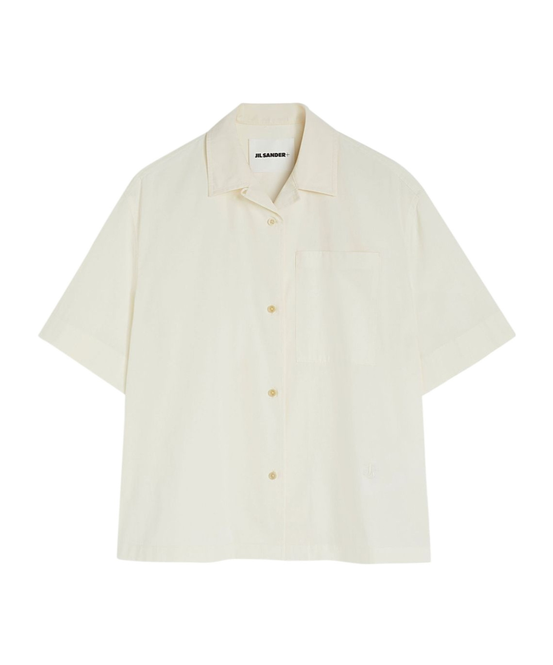 Jil Sander Short Sleeves Shirt In White