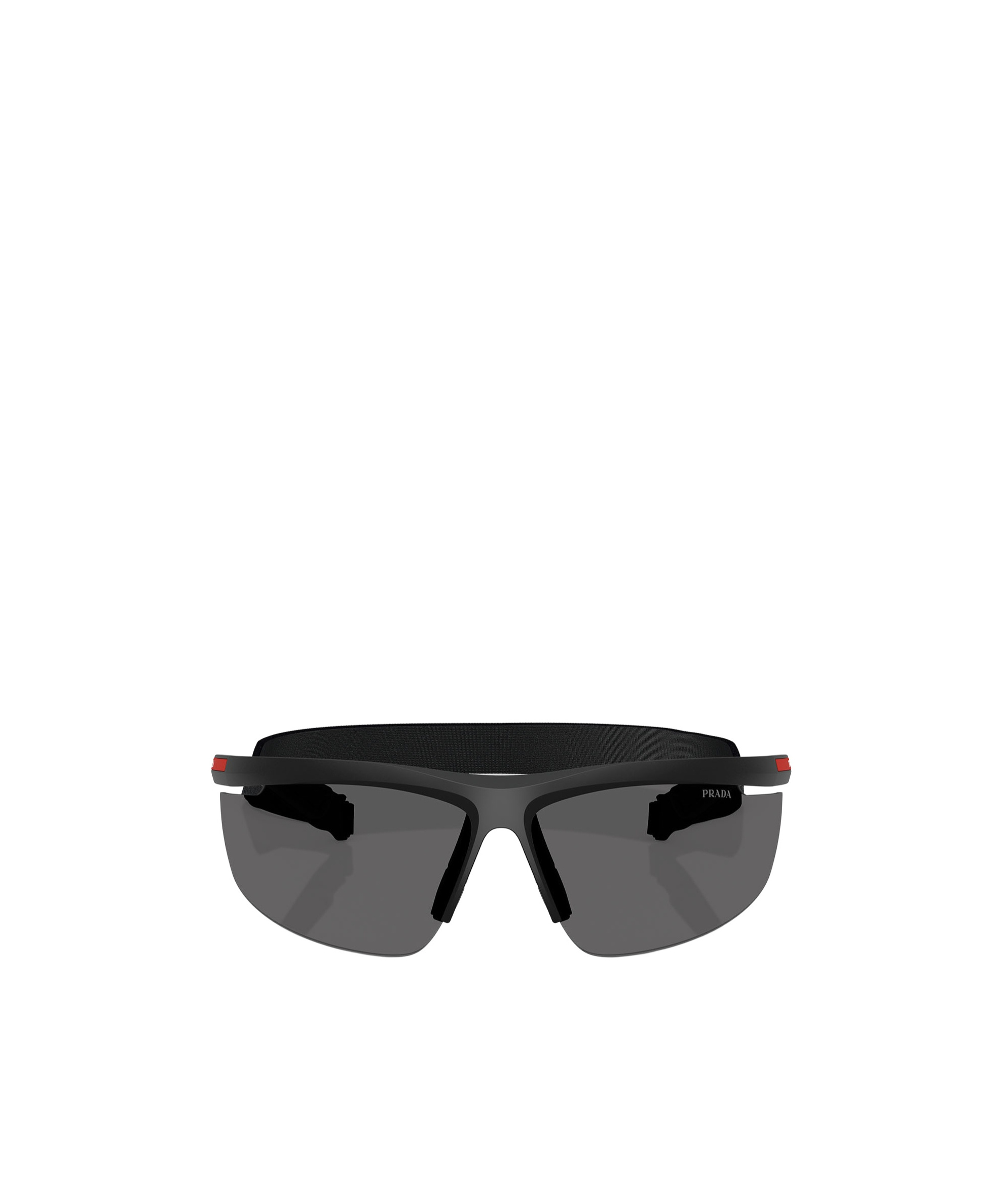 Prada Eyewear Rectangular Frame Sunglasses In Black
