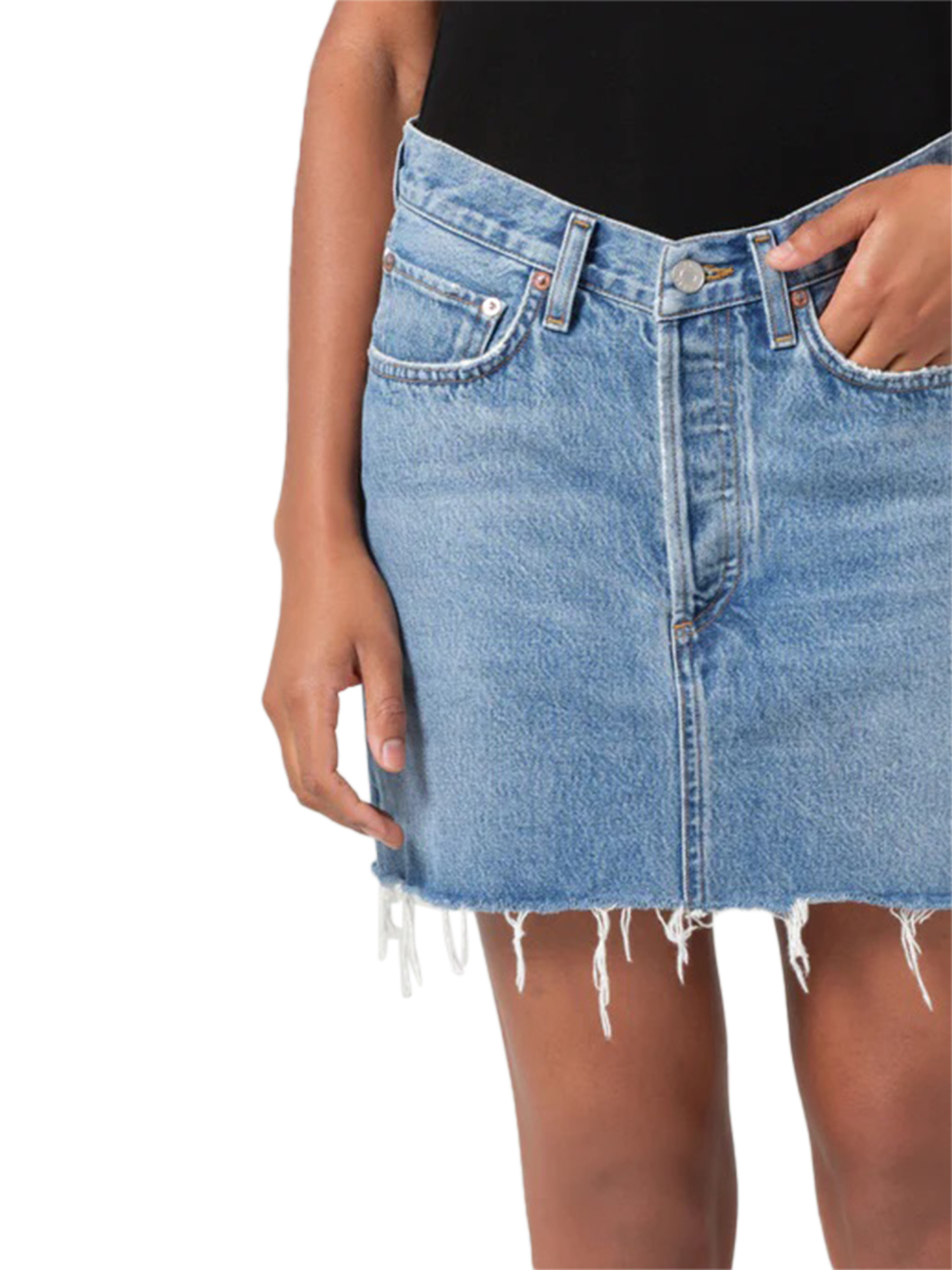 Agolde Denim Mini Skirt
