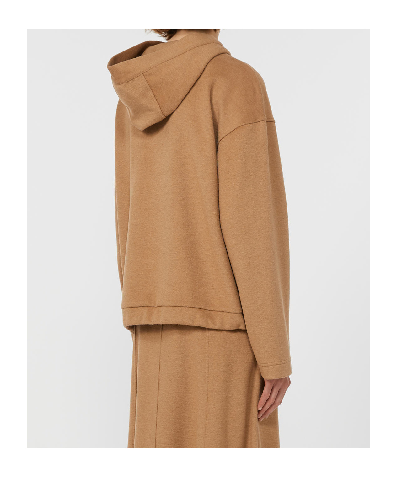 Weekend Max Mara Long-sleeved Sweatshirt In Brown