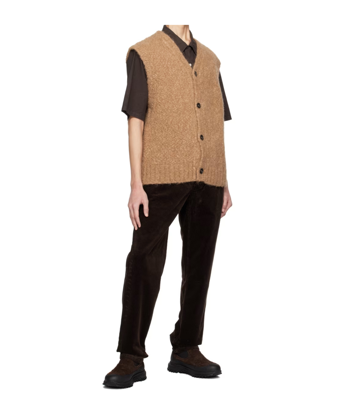 Norse Projects Brown August Vest In Nude