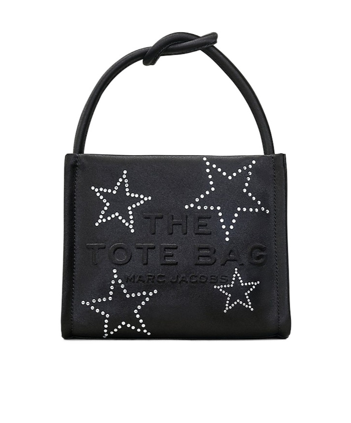 MARC JACOBS MARC JACOBS THE STAR SATIN MINI TOTE BAG 