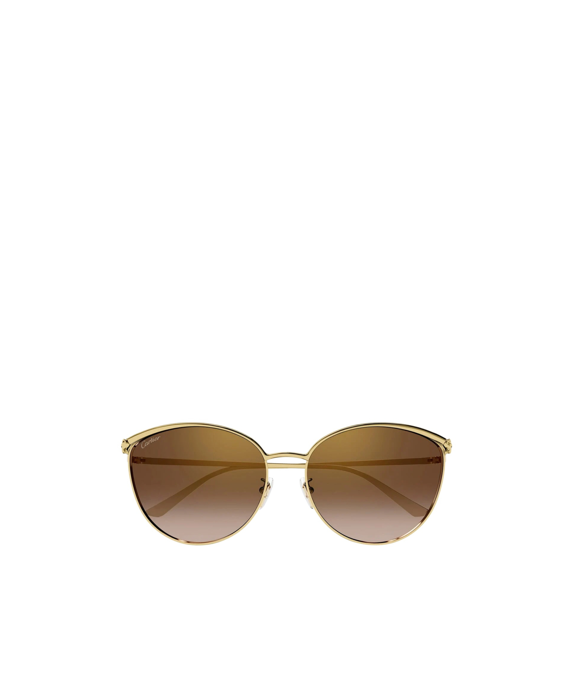 Cartier Full Frame Sunglasses In Gold