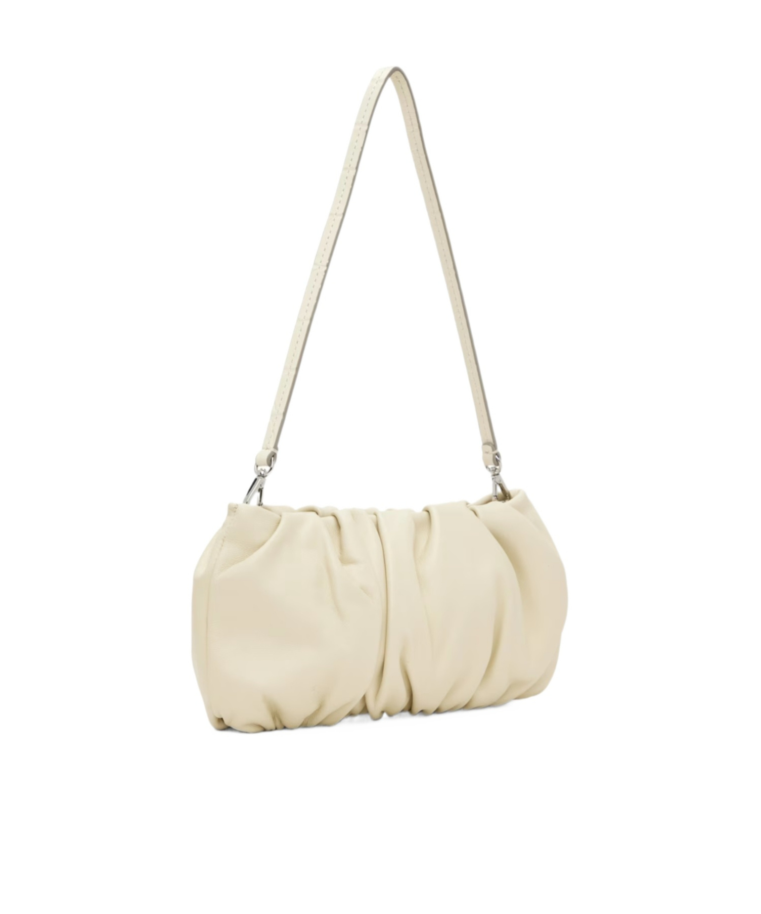 Staud Detachable Shoulder Strap Shoulder Bag In Nude