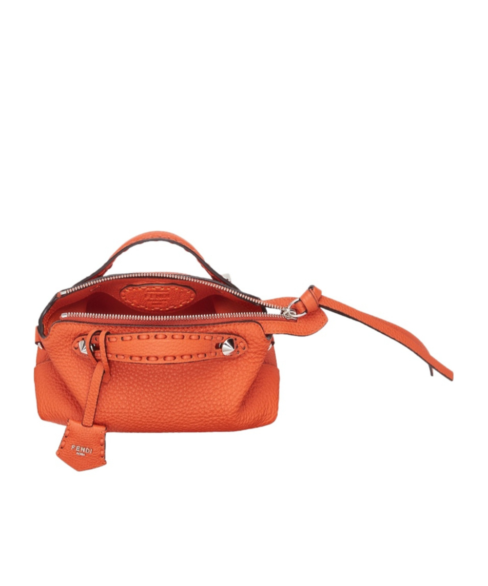 Fendi Orange By The Way Selleria Mini Mini Bag In Red