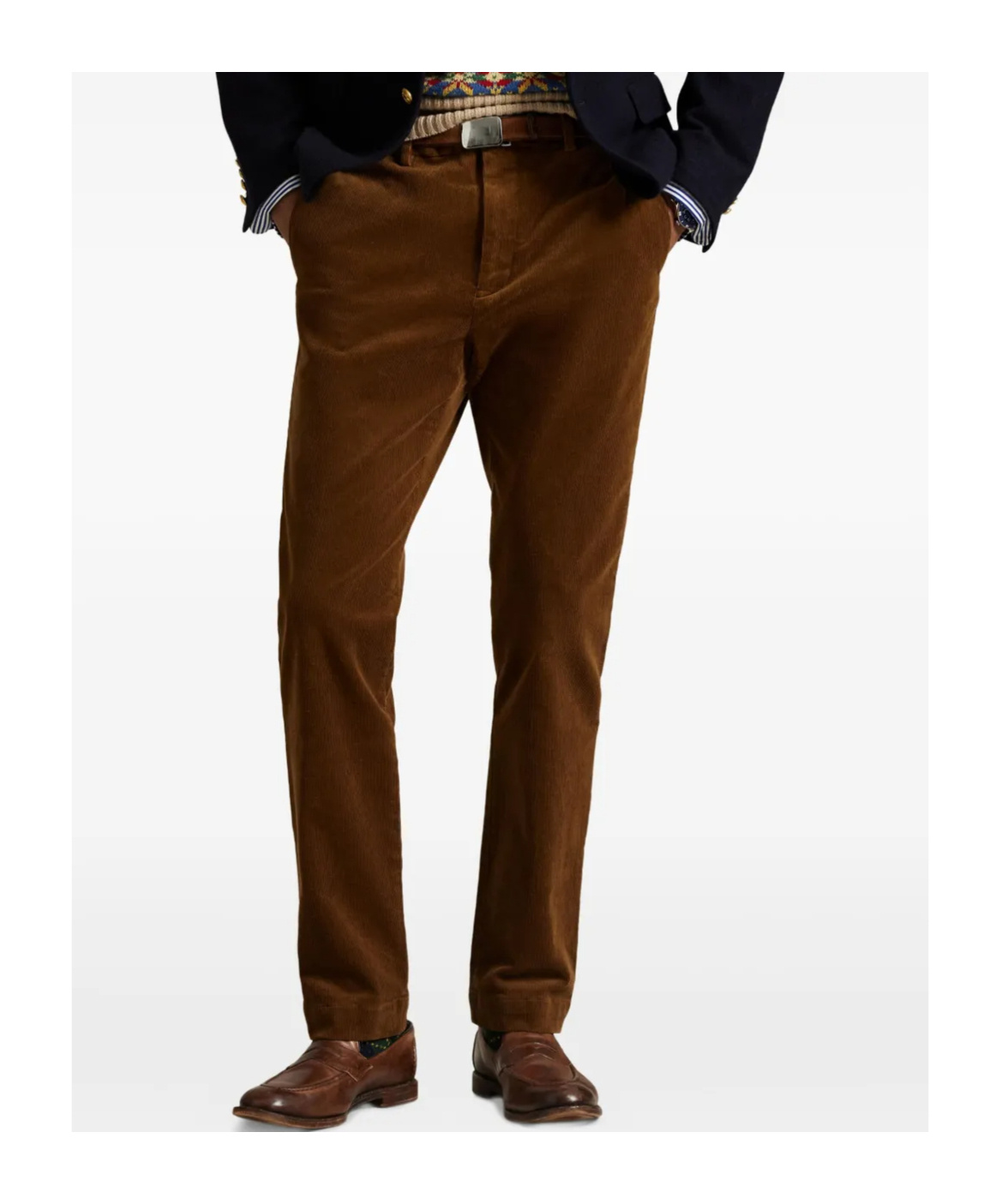 Polo Ralph Lauren Andover Slim Fit Stretch Corduroy Pants In Brown