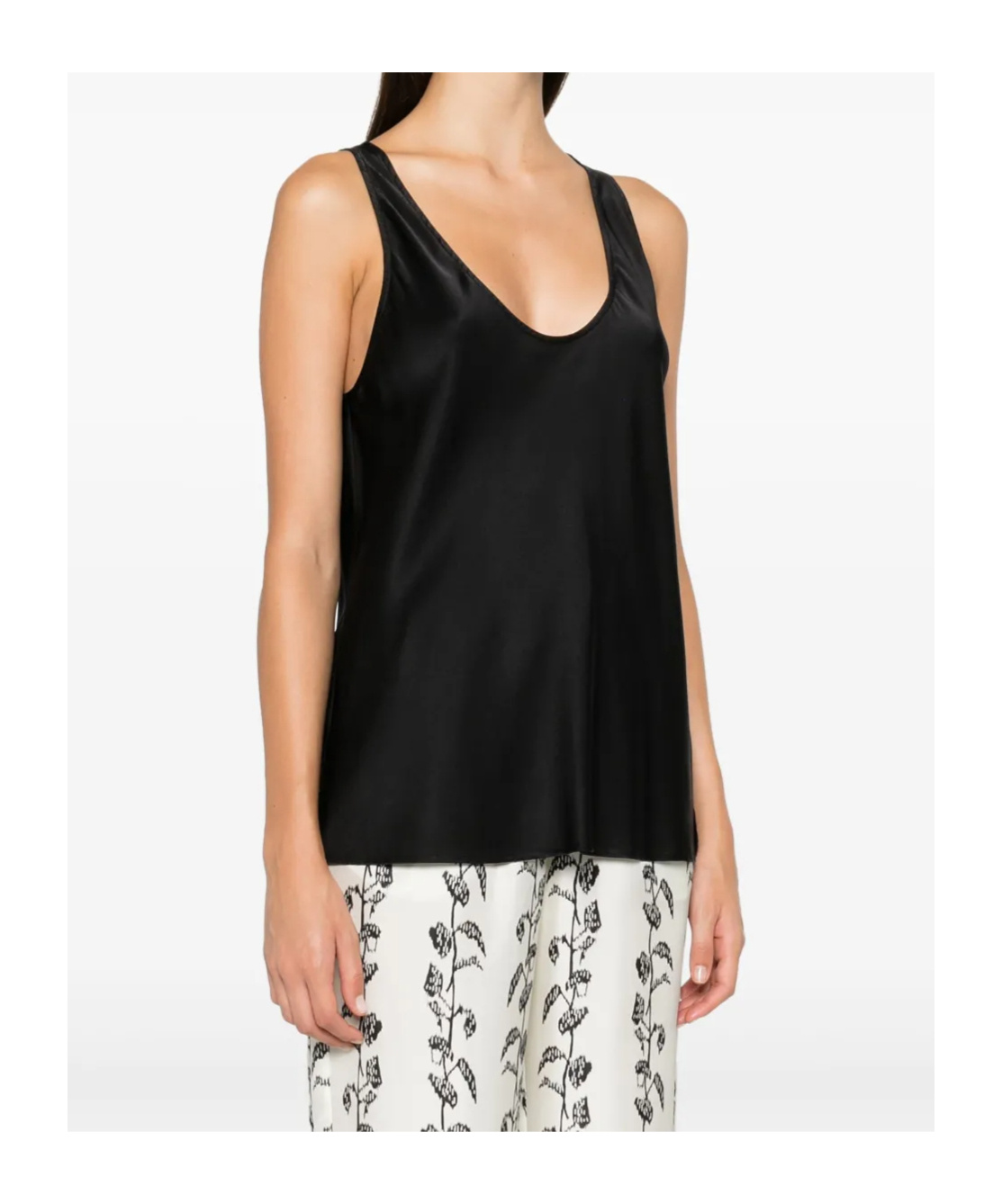 Shop Forte Forte Satin Tank Top