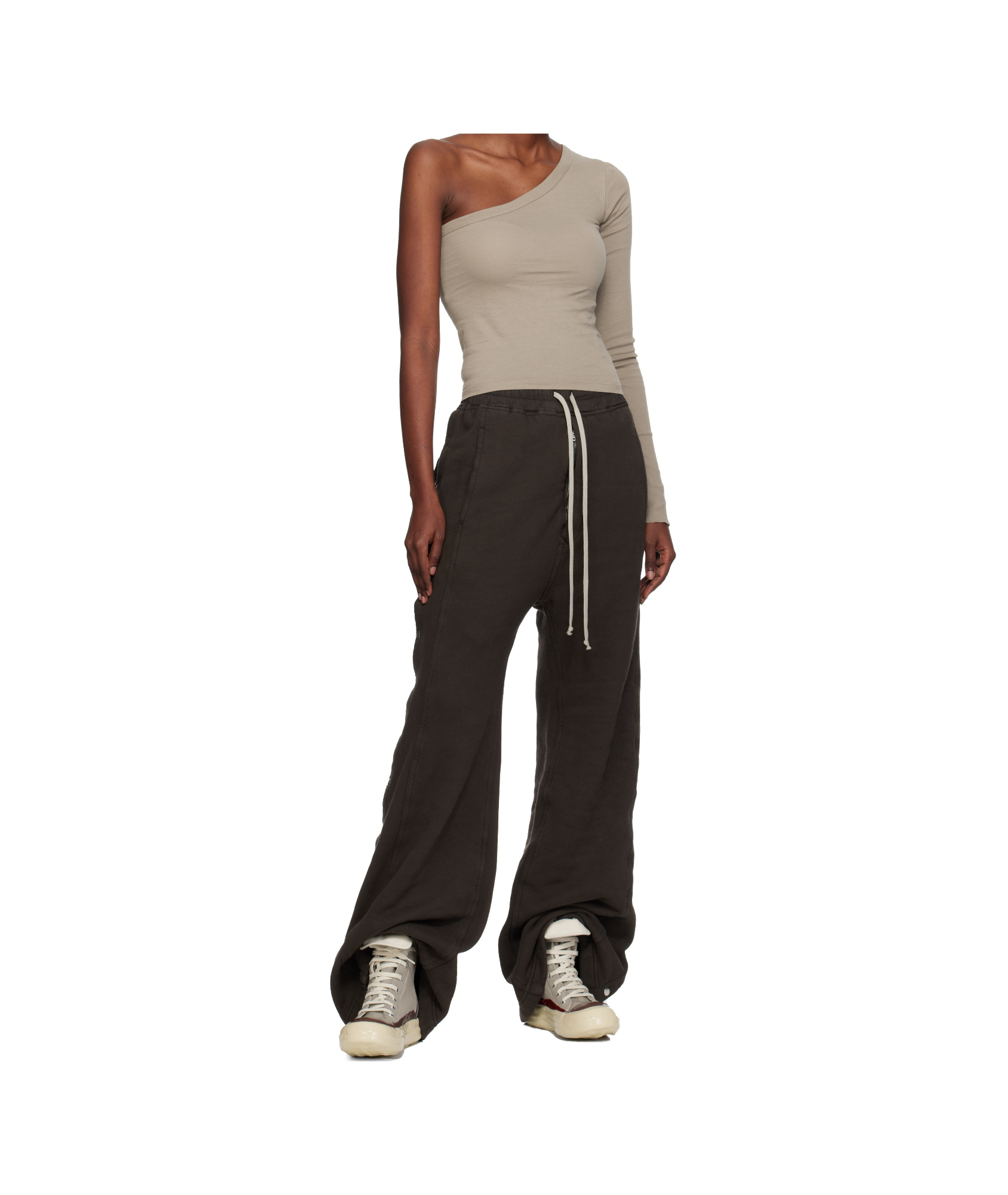 Rick Owens Drkshdw Concordians Sneaks High-top Casual Sneakers In Neutral