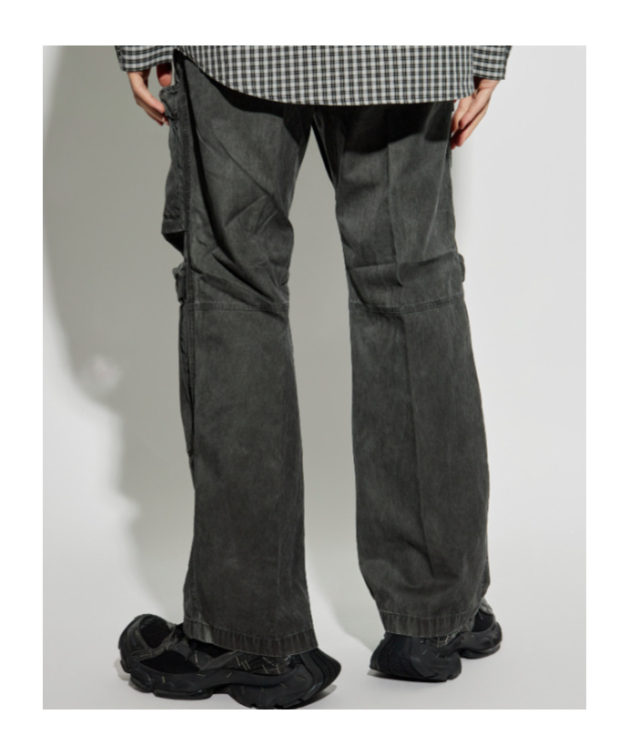 Diesel Elastic Waistband Casual Pants In Black
