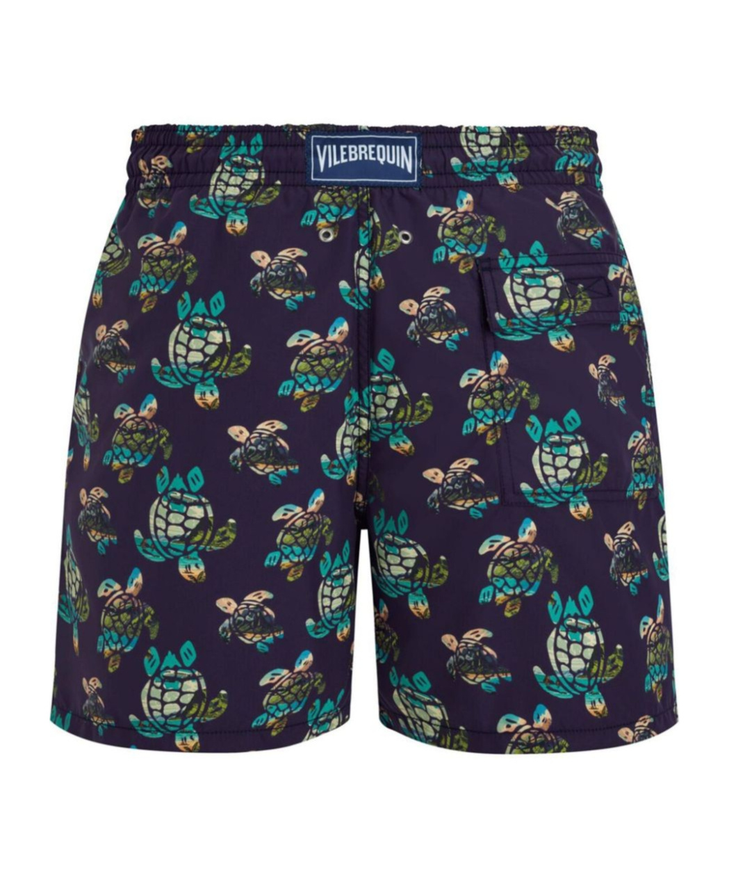 Vilebrequin Landscapes Turtles-print Swim Shorts In Black