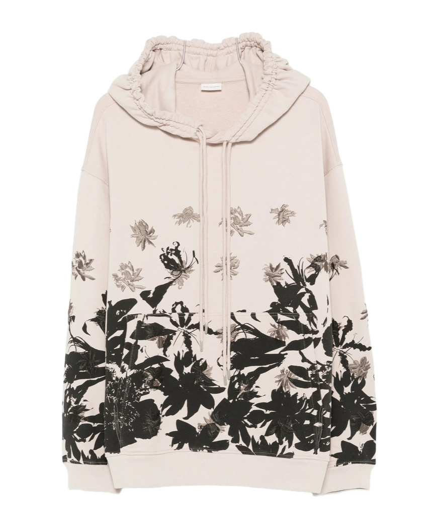 Dries Van Noten Long Sleeve Sweatshirt In Multi