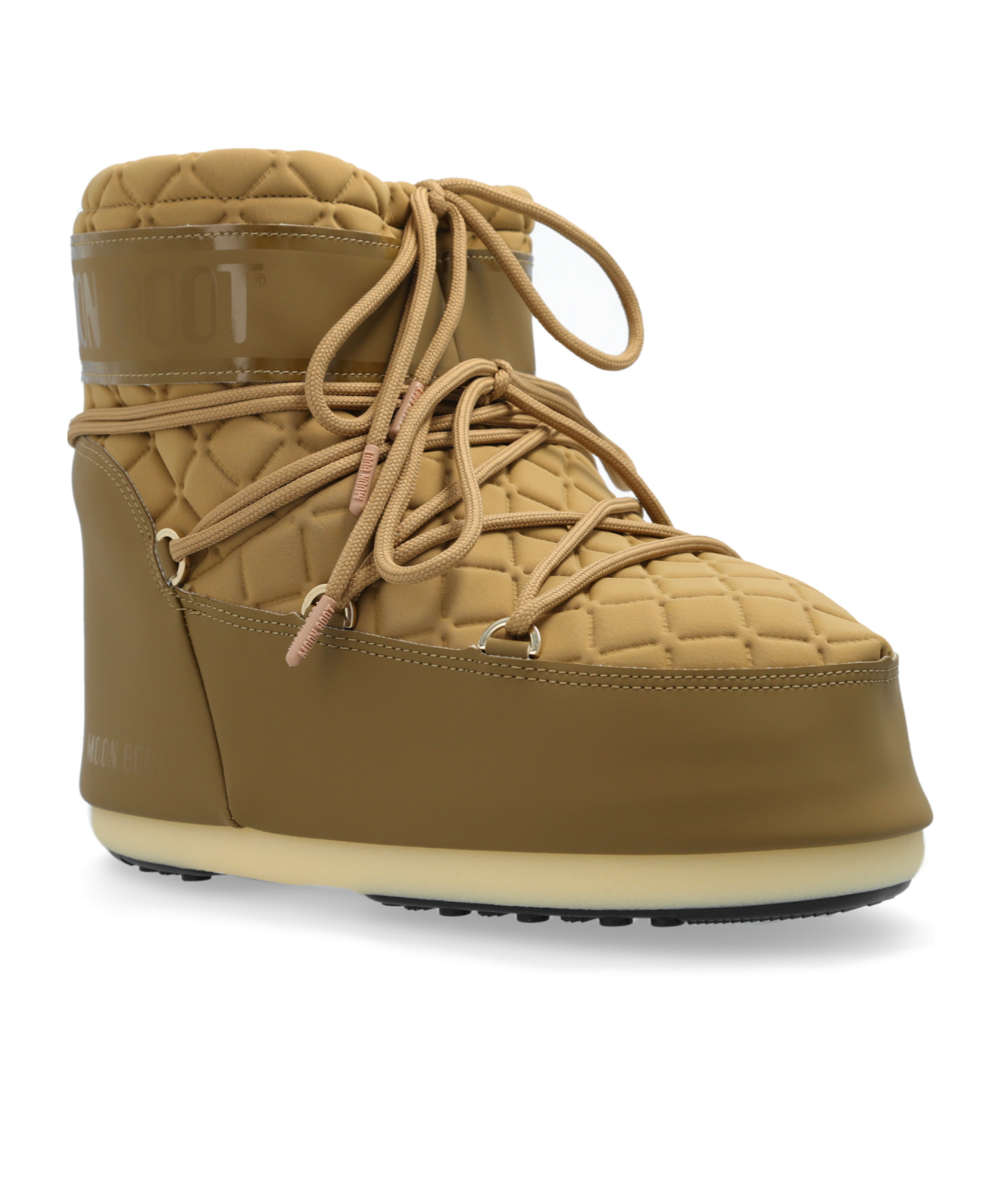 Moon Boot Icon Low Quilt Boot In Brown