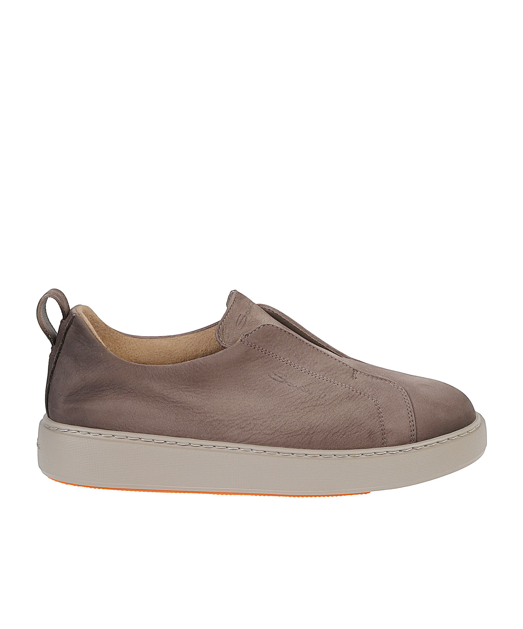 Santoni Victory 40 Slip On Sneakers In Brown