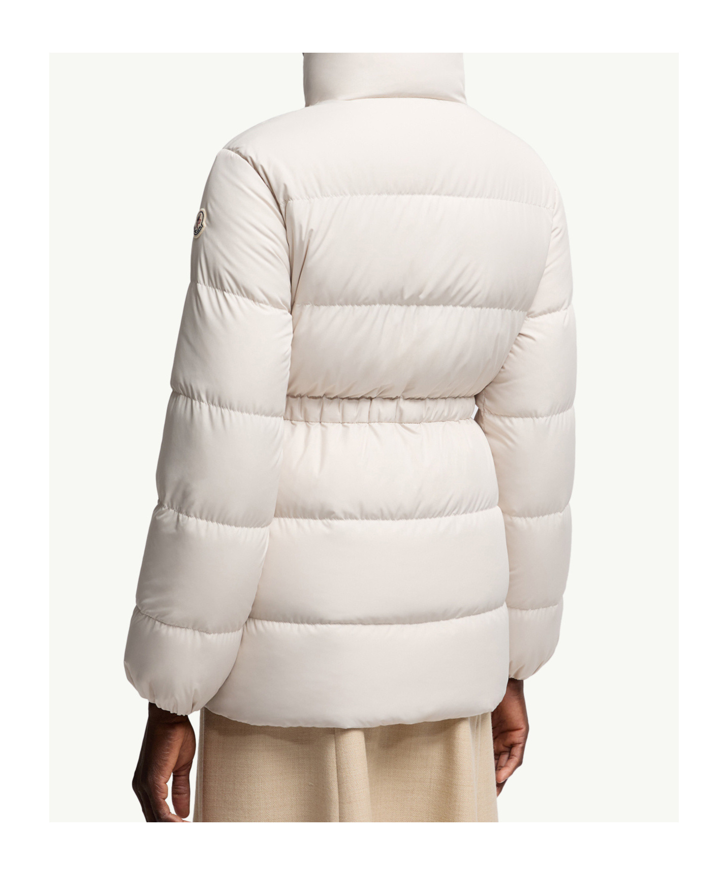 Moncler Brossette Down Puffer Jacket In White