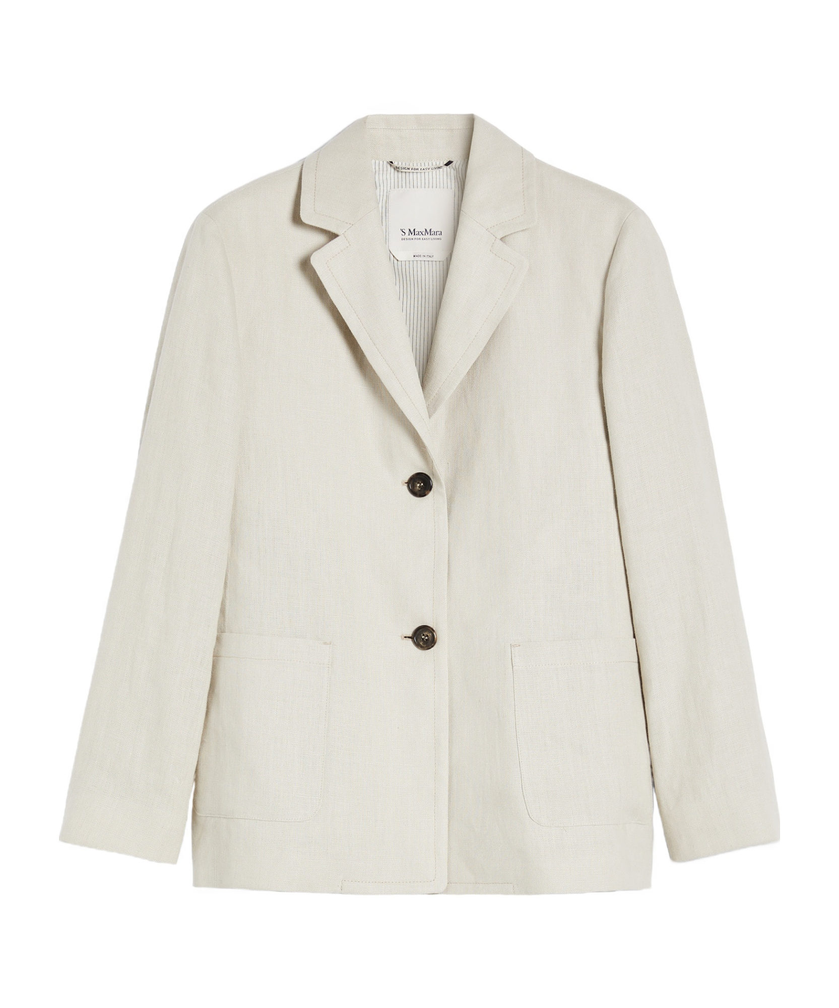 MAX MARA HEAVY LINEN CANVAS JACKET