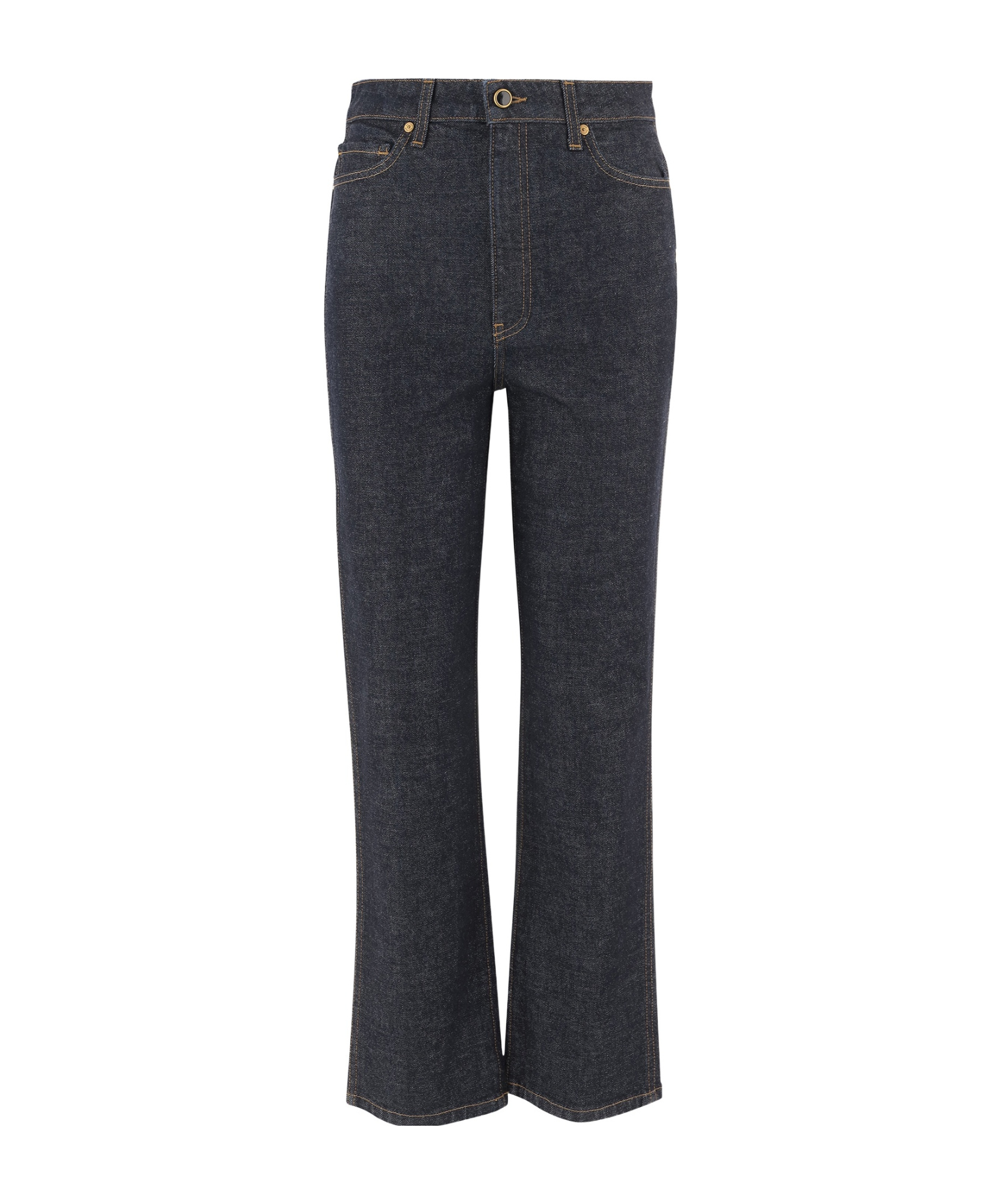Khaite Danielle High-rise Straight-leg Jeans In Blue