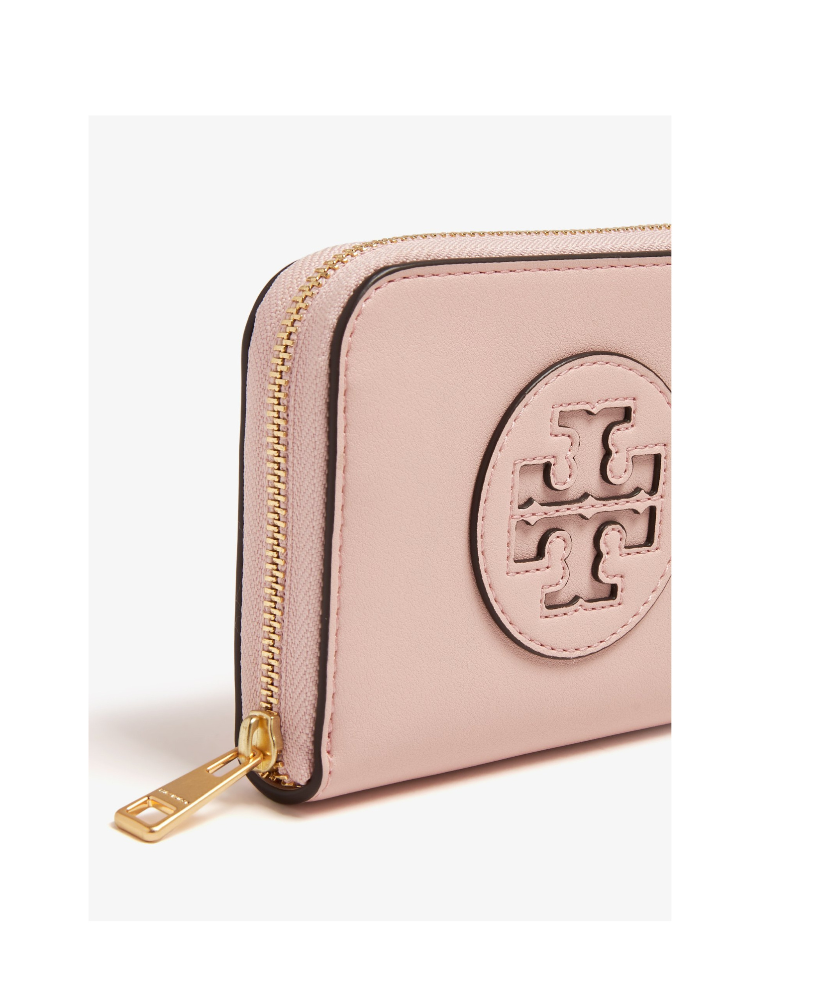 Tory Burch Small Ella Wallet In Nude