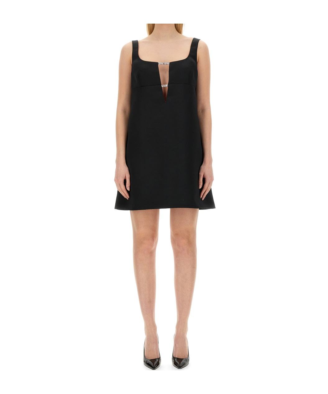 Nina Ricci Classic A Line Dress In Black