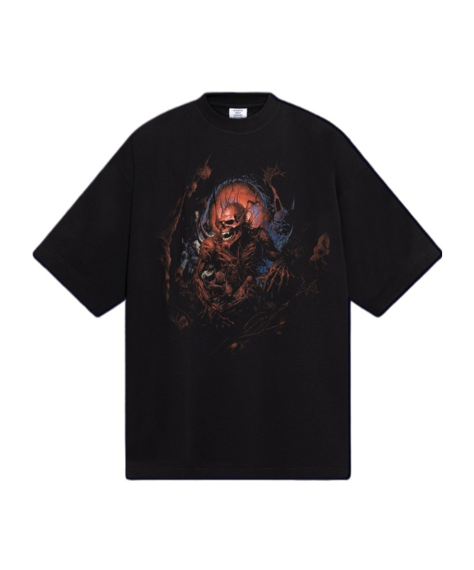 Vetements Oversize Short Sleeve T-shirt In Black