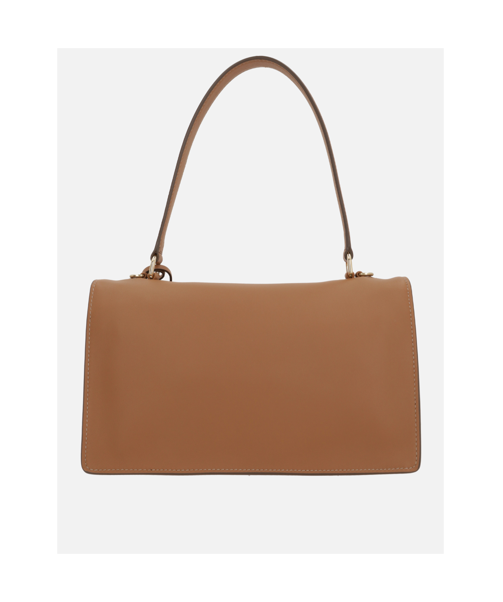 Prada Pendant Shoulder Bag In Brown