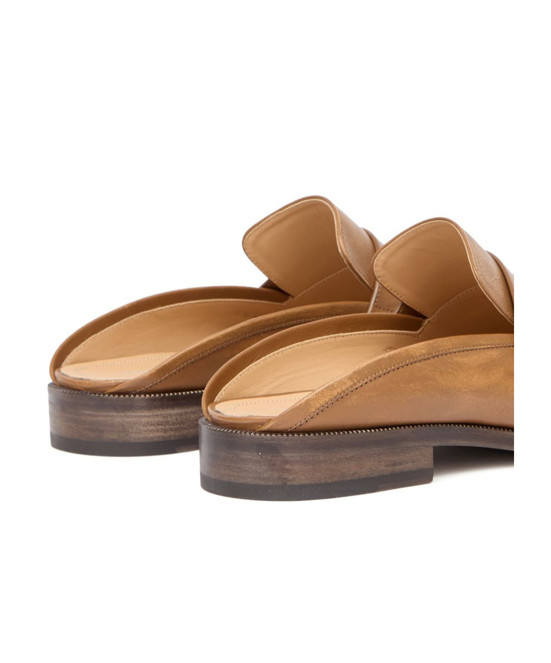 Maison Margiela Brown Mule Loafer In Brown