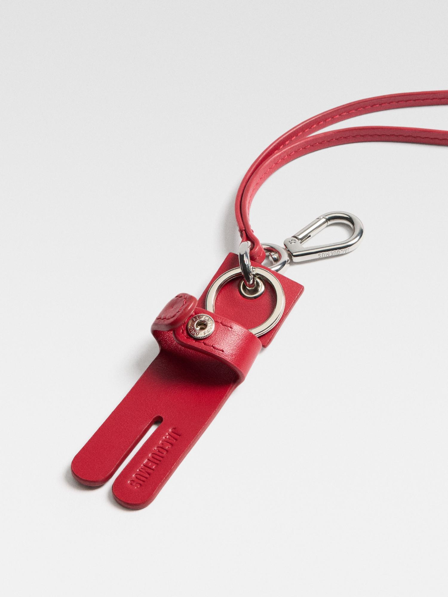 Jacquemus Hug Key-ring In Red