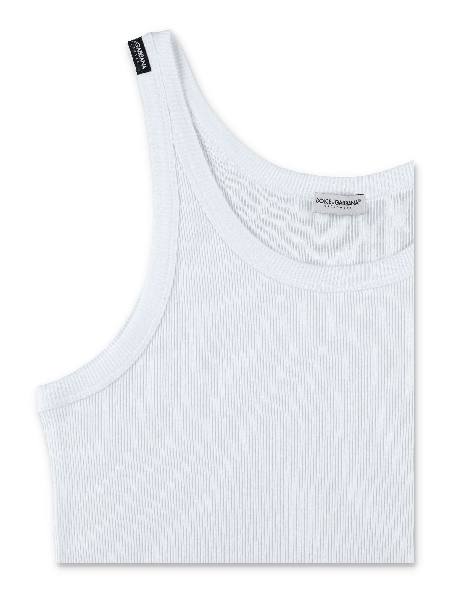 Dolce & Gabbana Jersey Tank Top In White