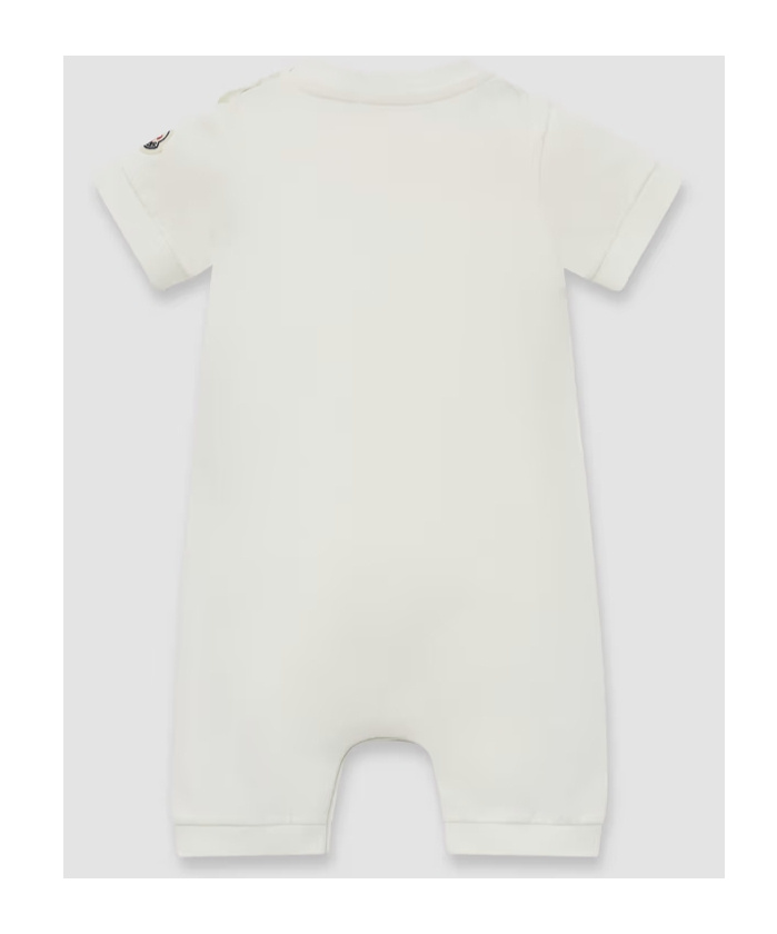 Moncler Whale Pattern Jumpsuit In White