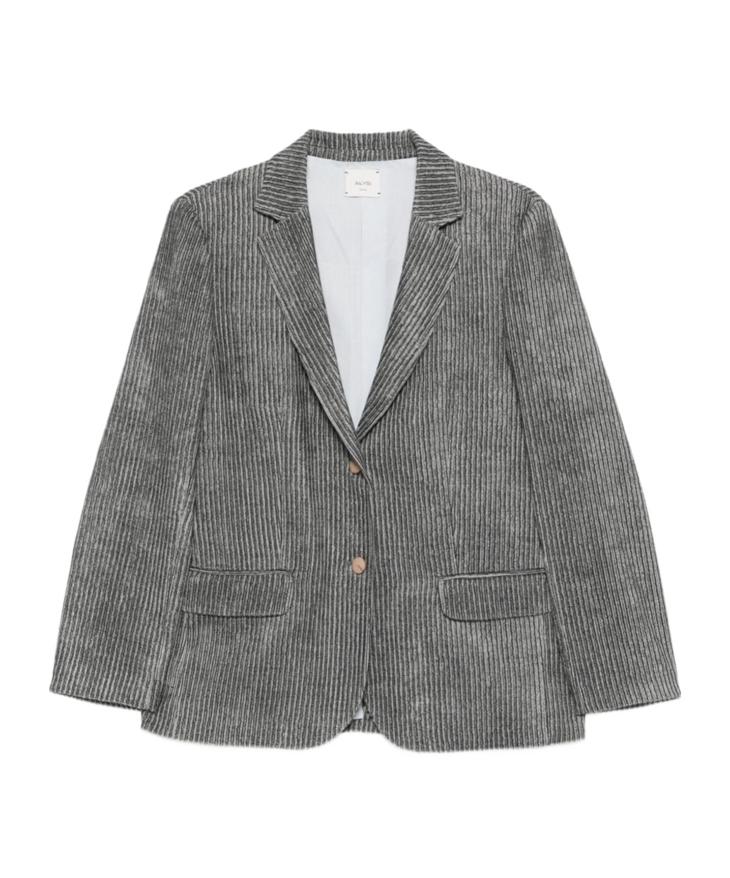 Alysi Single-breasted Jacket In Gray