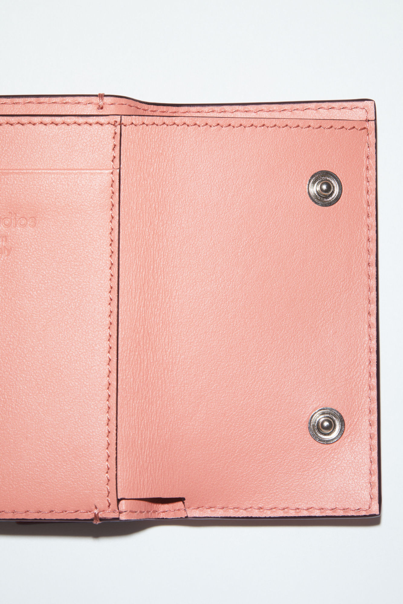 Acne Studios Folding Wallet In Pink