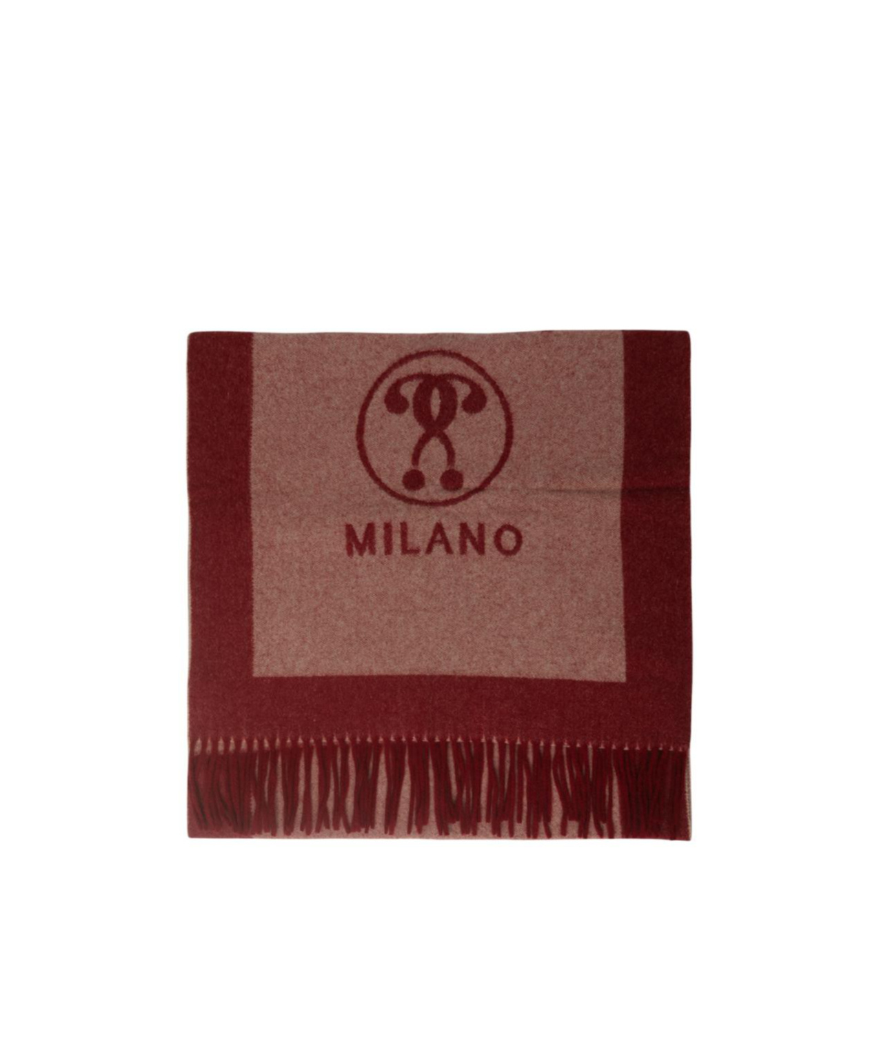 Moschino Fringed Scarf In Gold