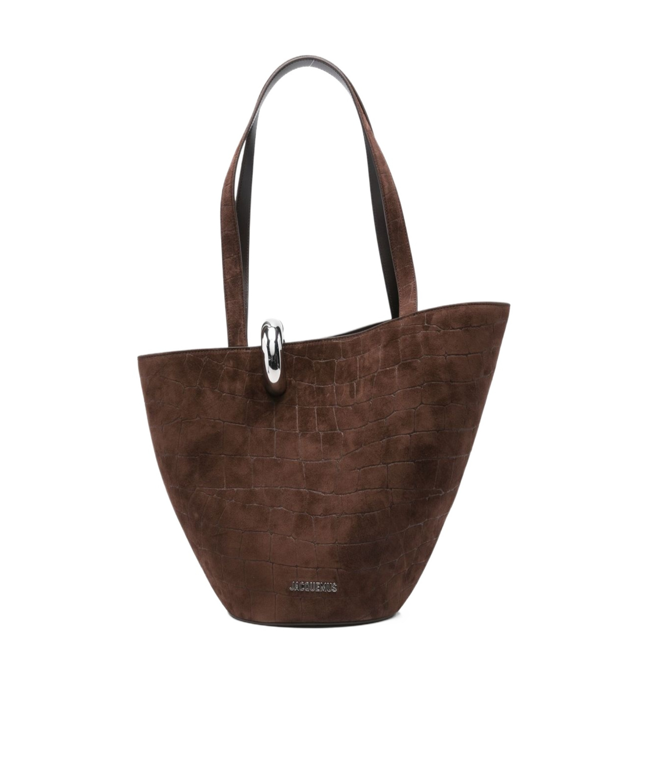 Jacquemus Medium Bucket Bag Featuring Asymmetrical Design In Red