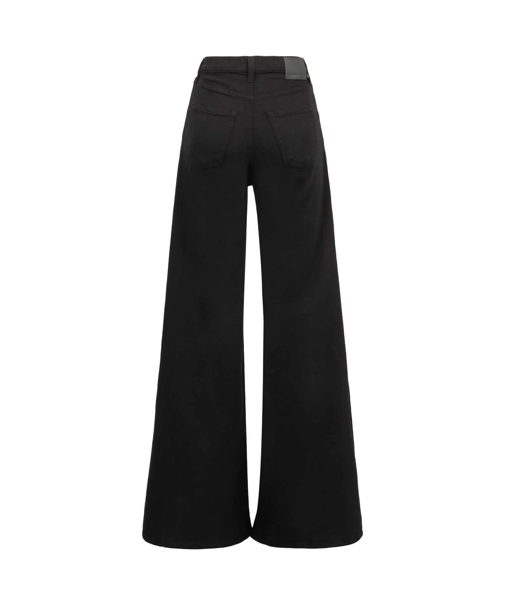Citizens Of Humanity Amari Stretch High-rise Ultra Wide-leg Jeans In Black