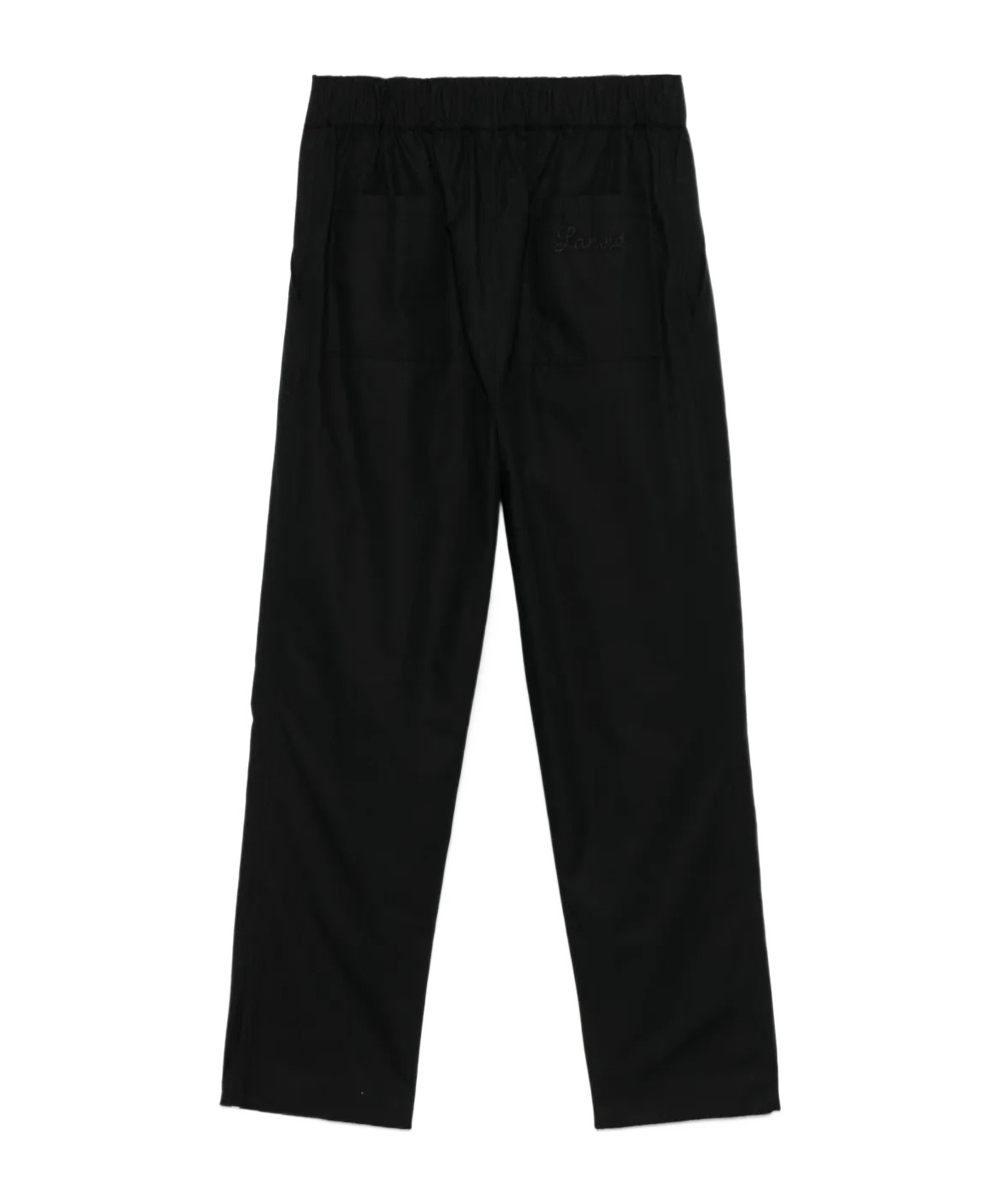 Laneus Elastic-waist Trousers In Black