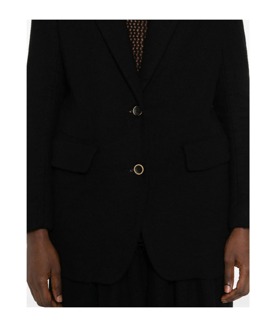 Uma Wang Long Sleeve Jacket In Black