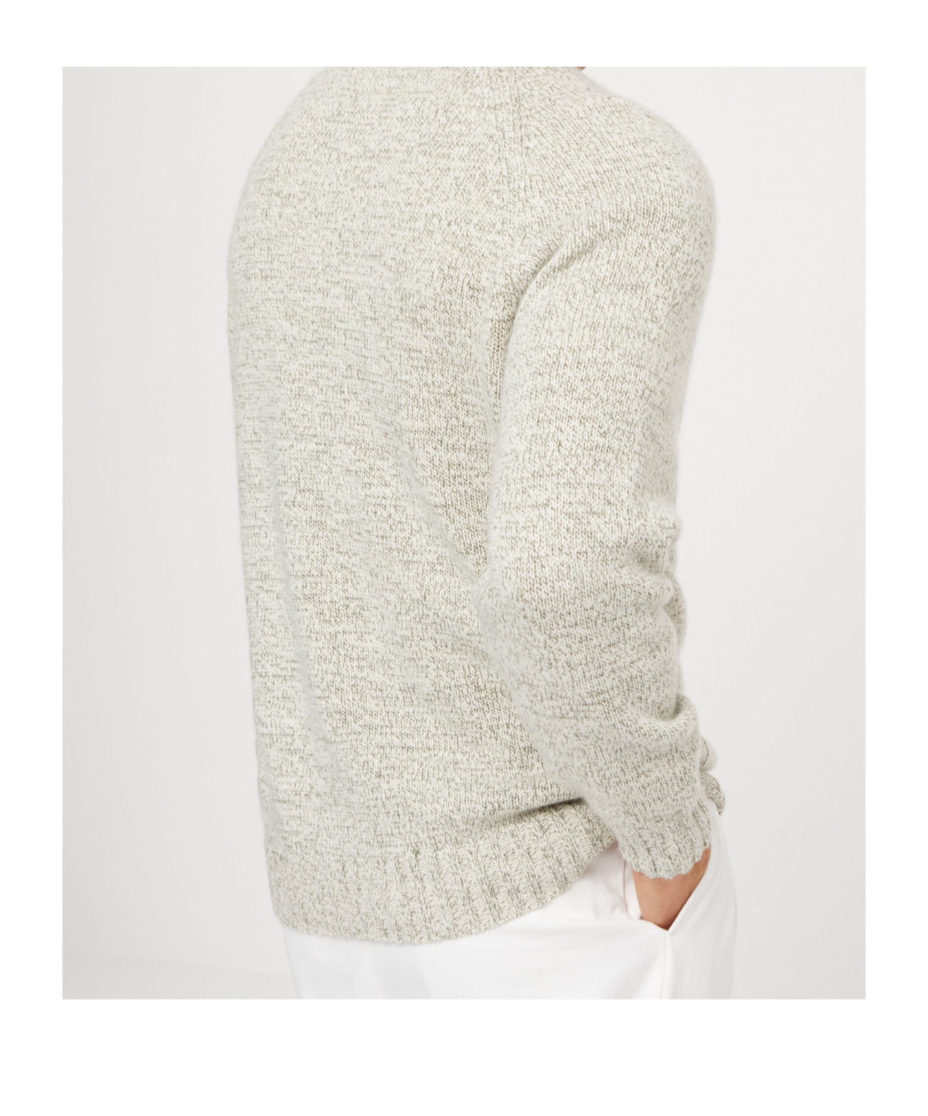 Brunello Cucinelli Long-sleeve Cashmere Jumper In White