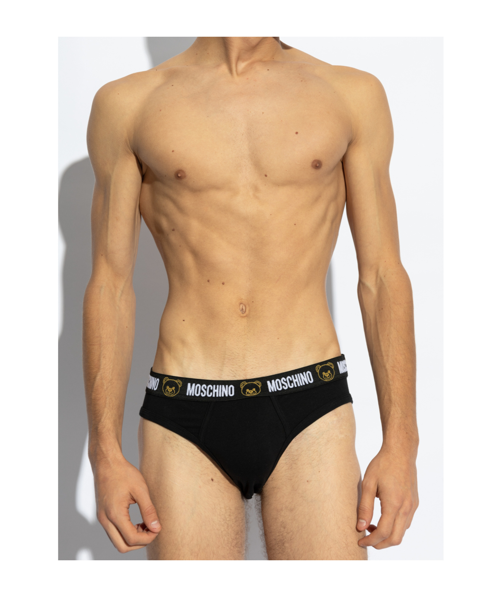 Moschino Two Piece Briefs Pants In Black