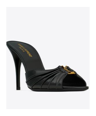 Saint Laurent Babylone Mules In Black