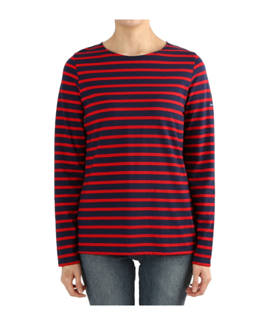 Saint James Striped Graphic T-shirt