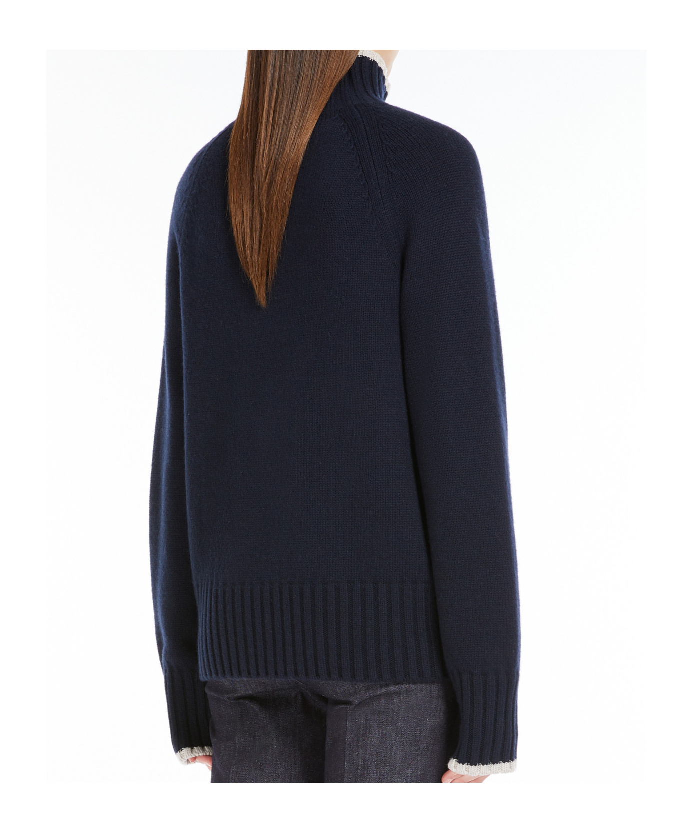 Max Mara Wool And Cashmere Turtlenecks In Black