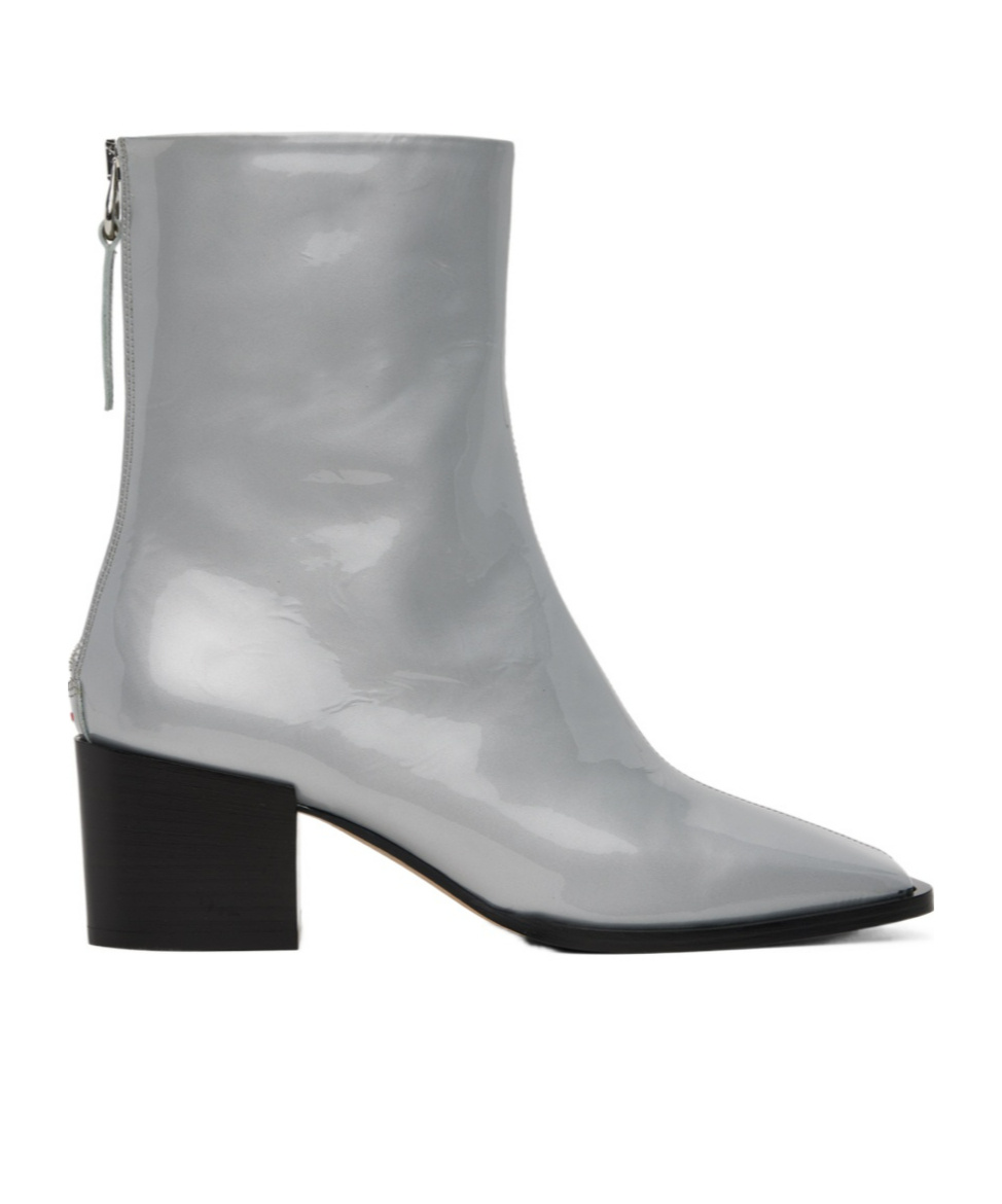 AEYDE SQUARE HEAD AND ANKLE BOOTS 