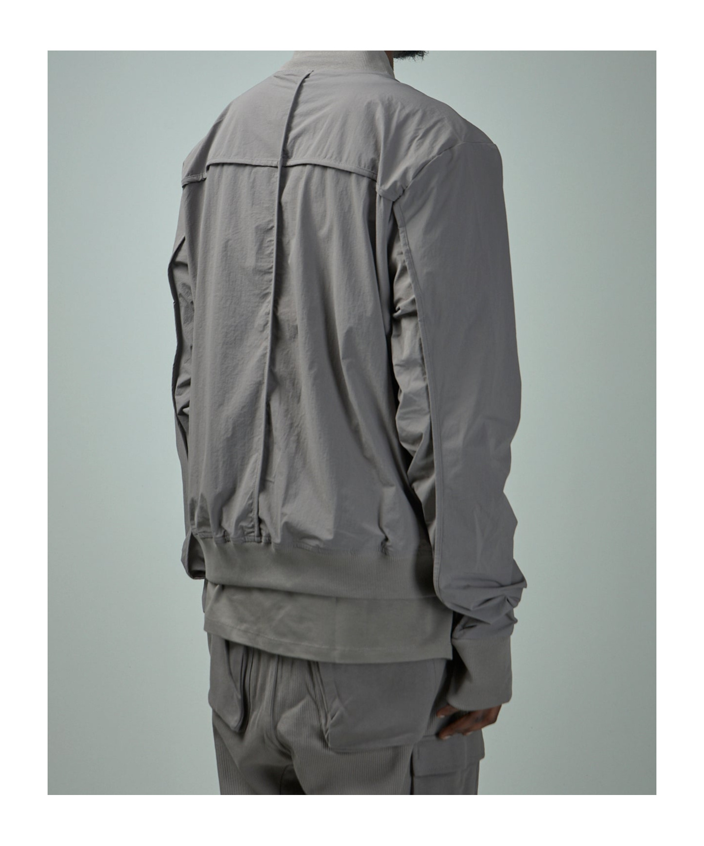 Thom Krom Ripstop Bomber Jacket In Gray