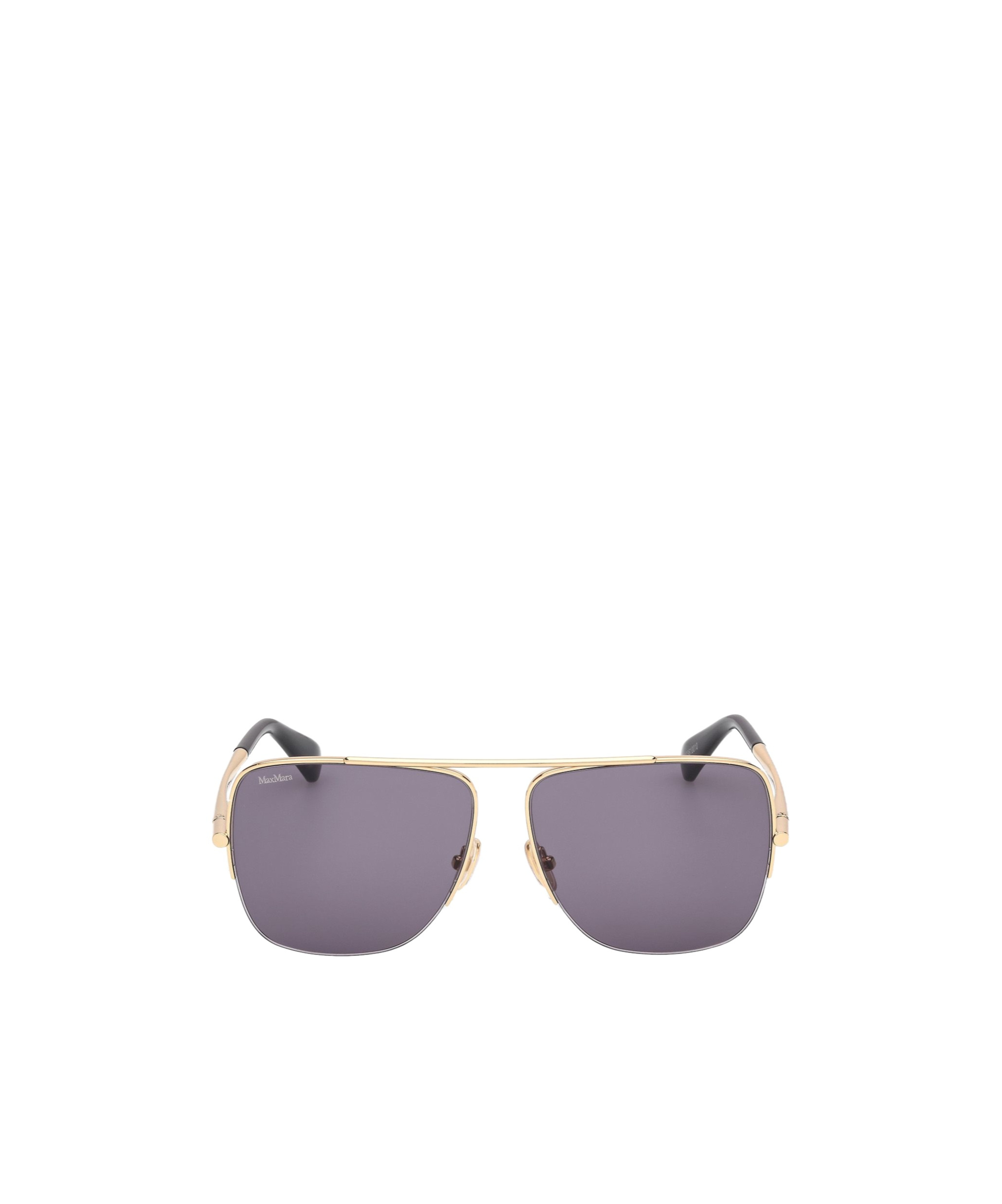 Max Mara Logo Sunglasses In Gray