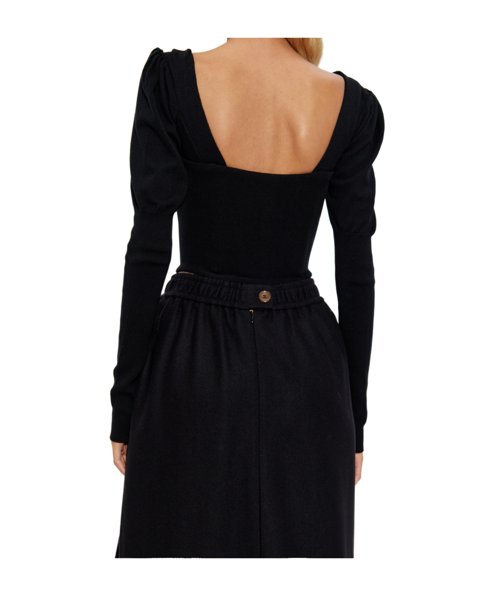 Vivienne Westwood Mens Black Bea Corset Cotton And Cashmere-blend Cardigan In Black