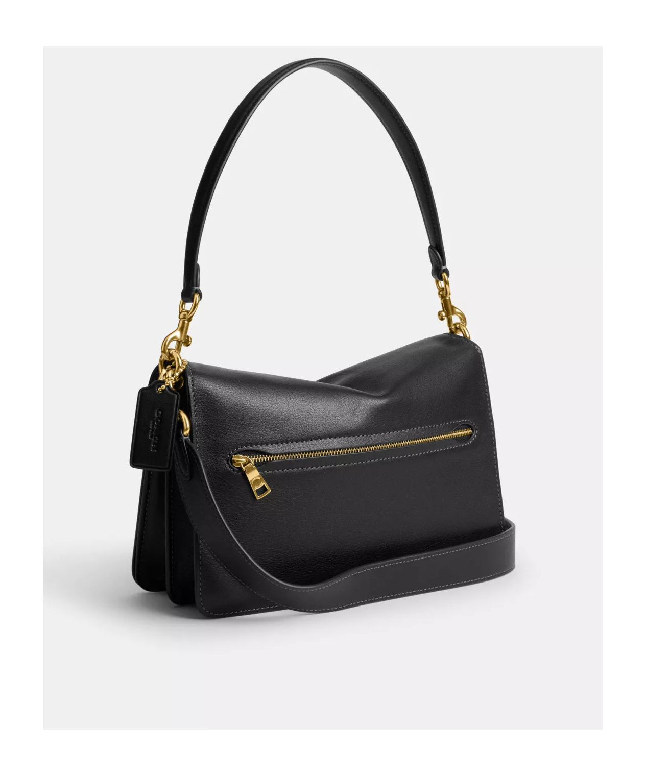 Coach Clamshell Crossbody Bag In Black