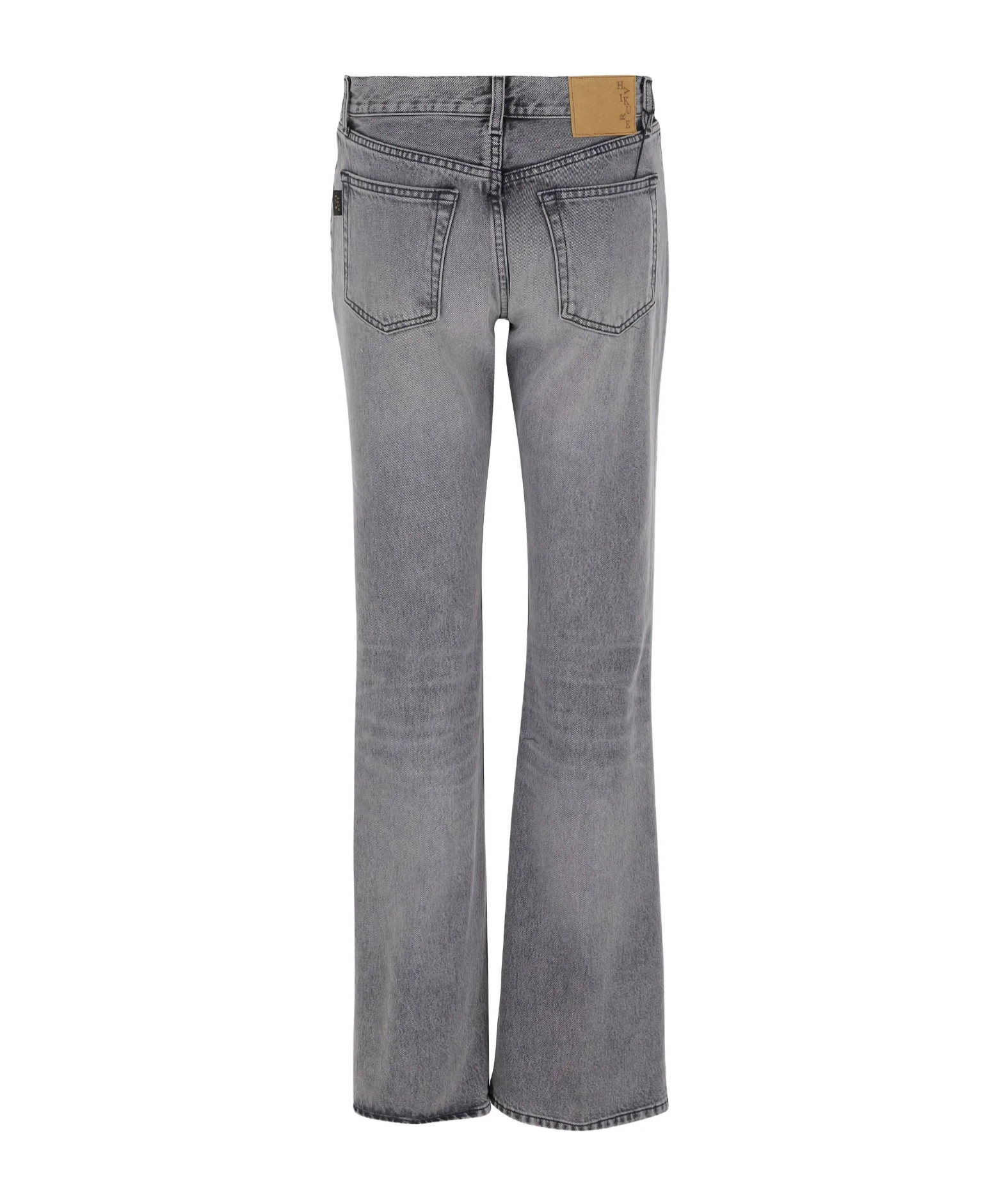 Haikure Flora Flanel Jeans In Grey Denim In Gray