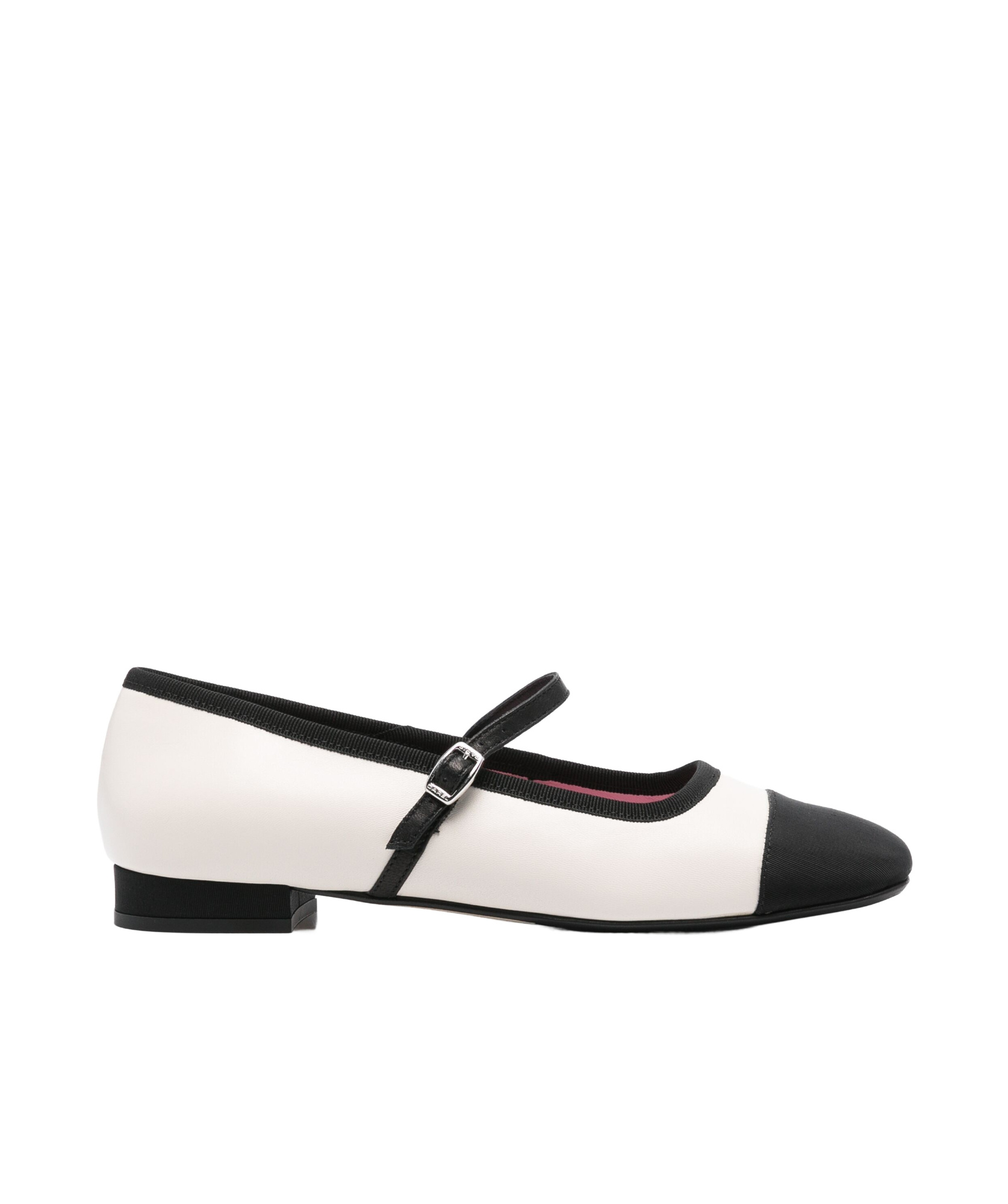 Shop Carel Paris Leather Ballerinas In White