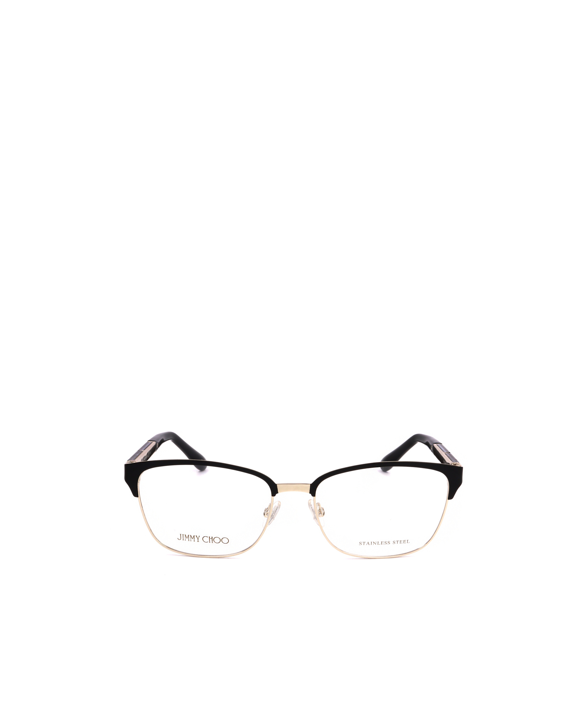 Jimmy Choo Eyewear Rectangle Frame Glasses In White
