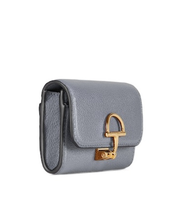 Gucci Softbit Card Case In Blue